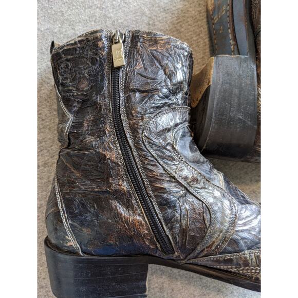 Ghost Italy Mens Boots Mens Size 8 Vero Cuoio Leather Multicolor Western Style